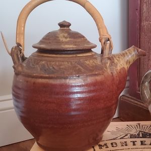 Vintage studio pottery teapot